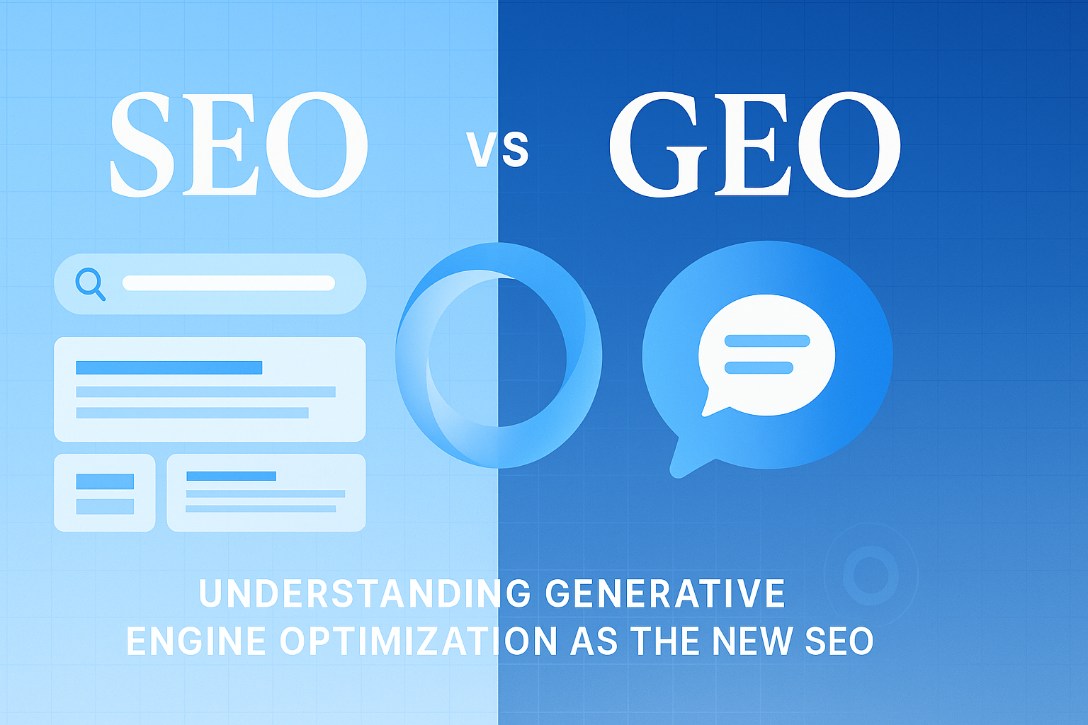 SEO vs GEO: Understanding Generative Engine Optimization as the New SEO